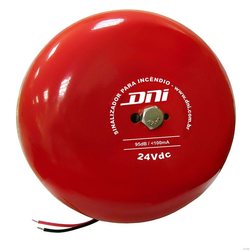 CAMPAINHA TIPO GONGO PARA INCENDIO - 24VDC