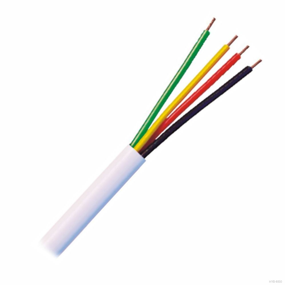 CABO TIPO CCI 2 PARES SOLIDOS 4X0,20MM LIGA COBRE 100M