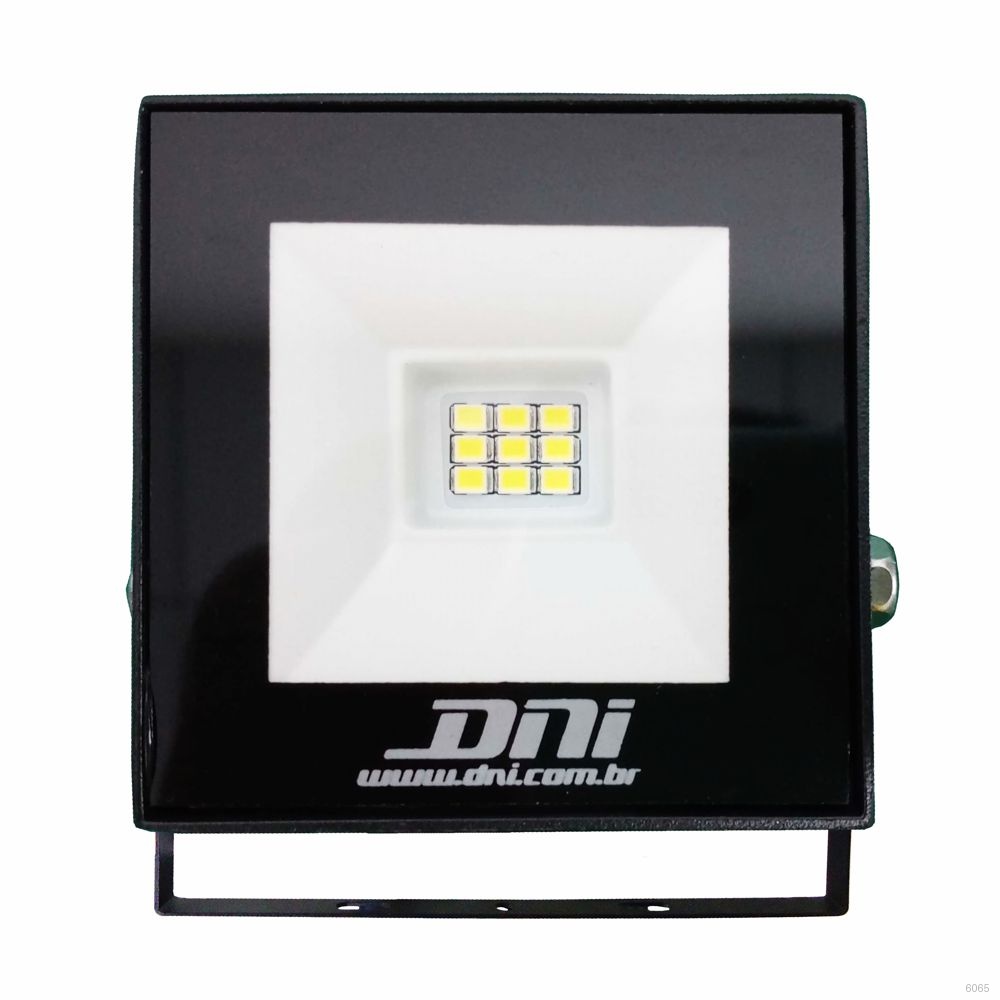 REFLETOR HOLOFOTE LED 10W SLIM BRANCO FRIO - BIVOLT