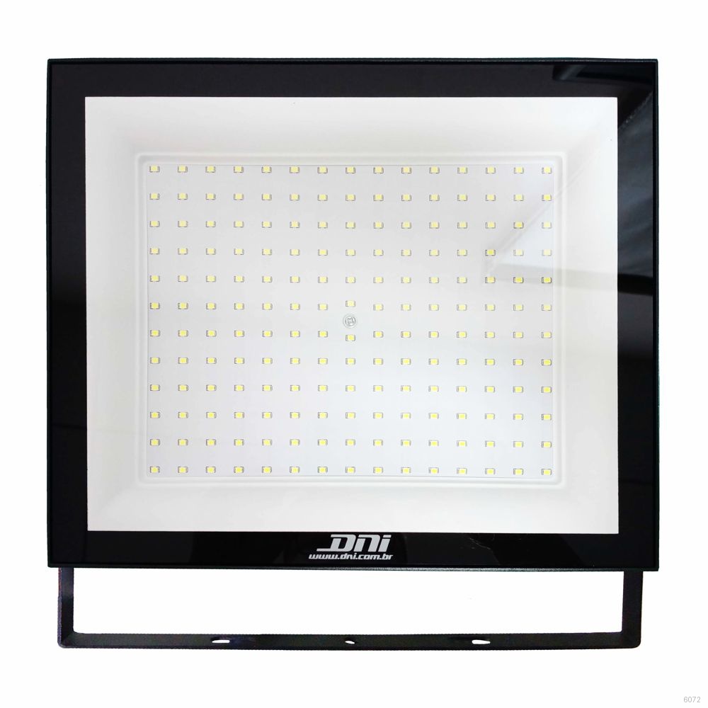 REFLETOR HOLOFOTE LED 200W SLIM BRANCO FRIO - BIVOLT