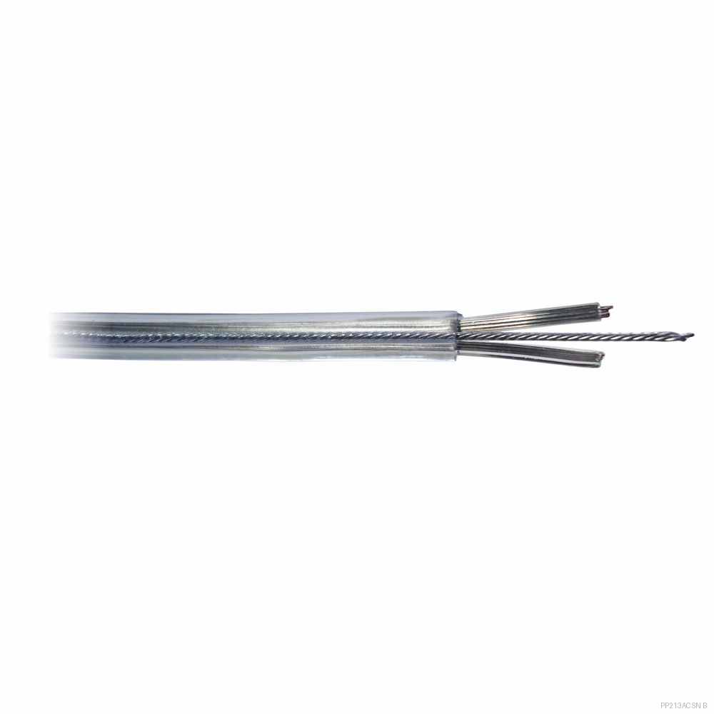 CABO PP 2X0.13 CRISTAL ESTANHADO COM FIO DE ACO P LED BOBINAS 300 MTS
