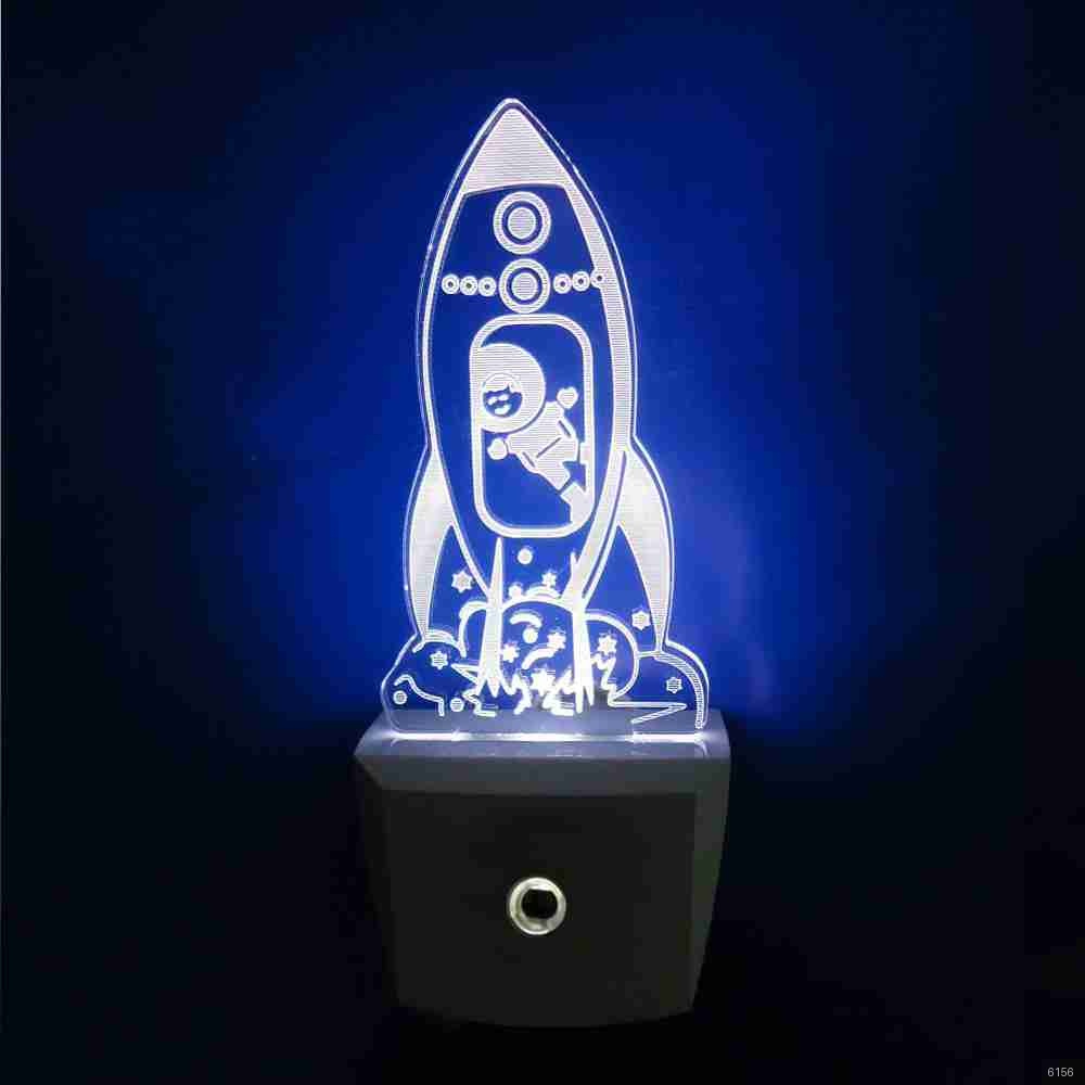 LUZ NOTURNA FOGUETE BIVOLT LED