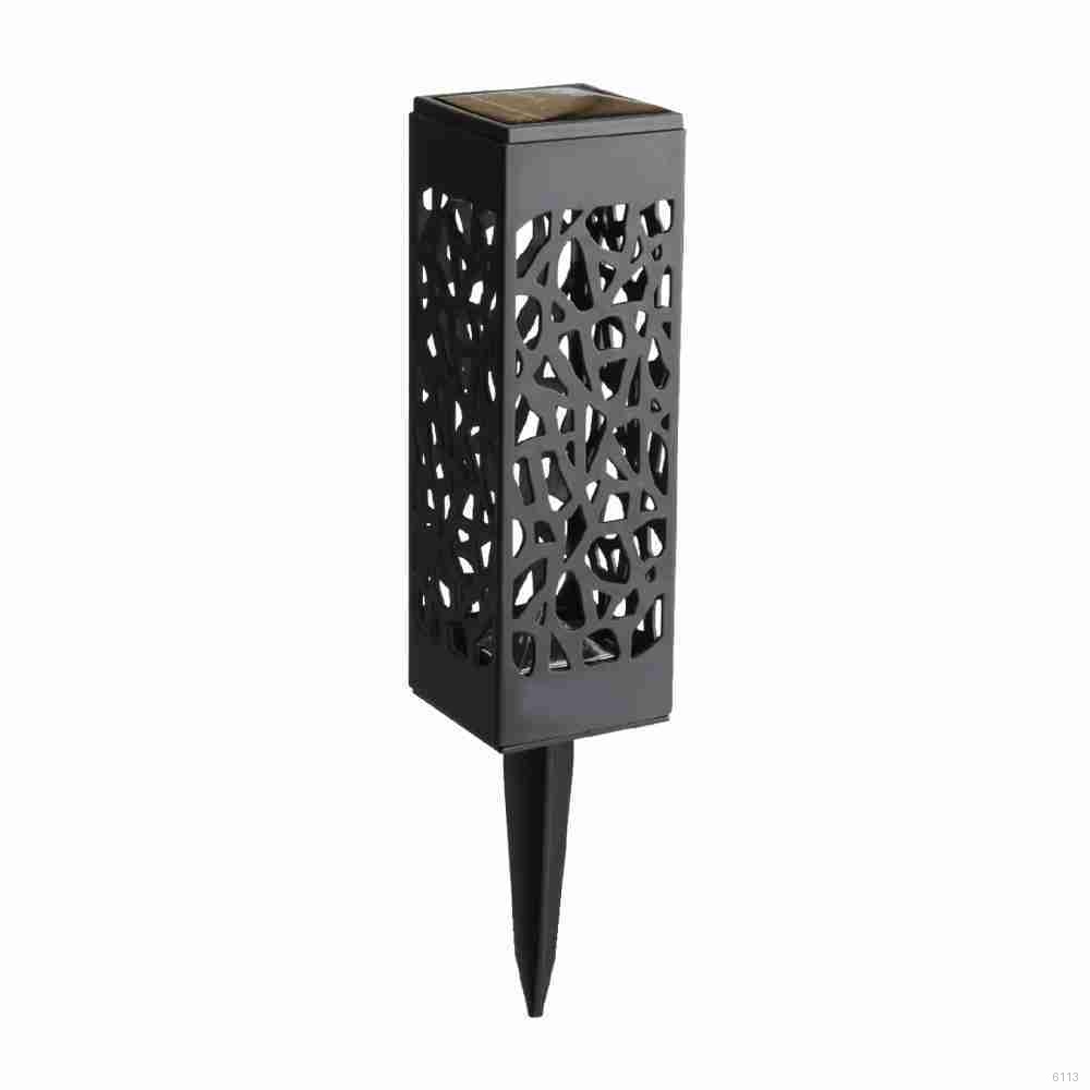 LUMINARIA SOLAR RETANGULAR LED BRANCO QUENTE