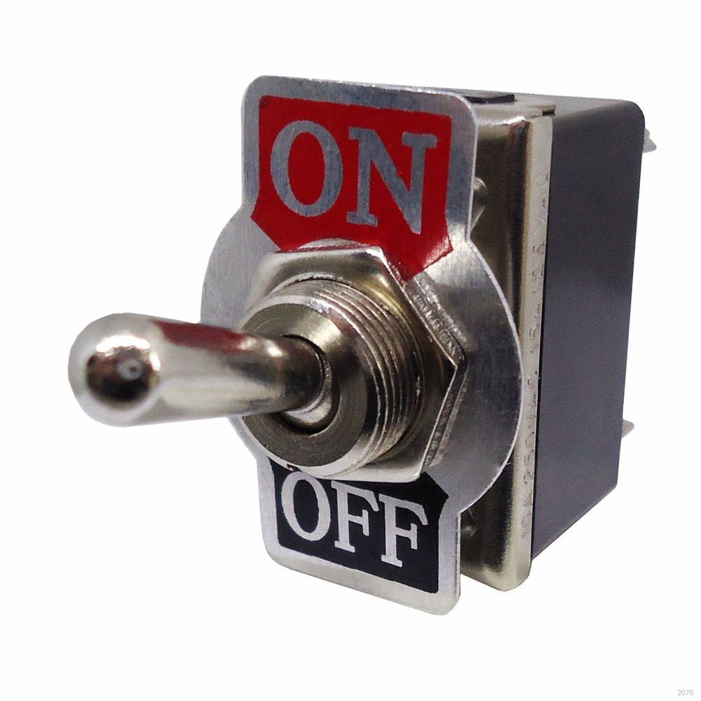 CHAVE LIGA DESLIGA BIFASICA  4 TERMINAIS INDEPENDENTES 500W ON / OFF COMUTADORA