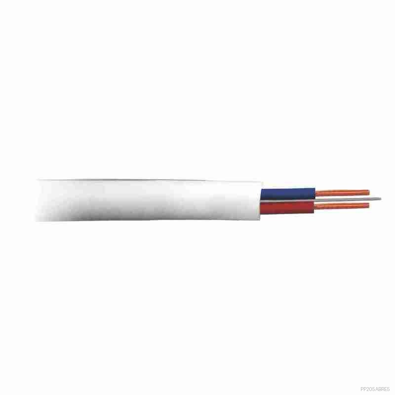 CABO PP BRANCO COM ALMA DE ACO - KIT 5M