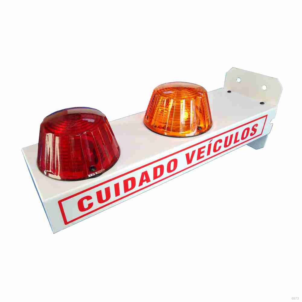 SINALIZADOR DE GARAGEM C/ LEDS E BIP SONORO BIVOLT - 127/ 220V