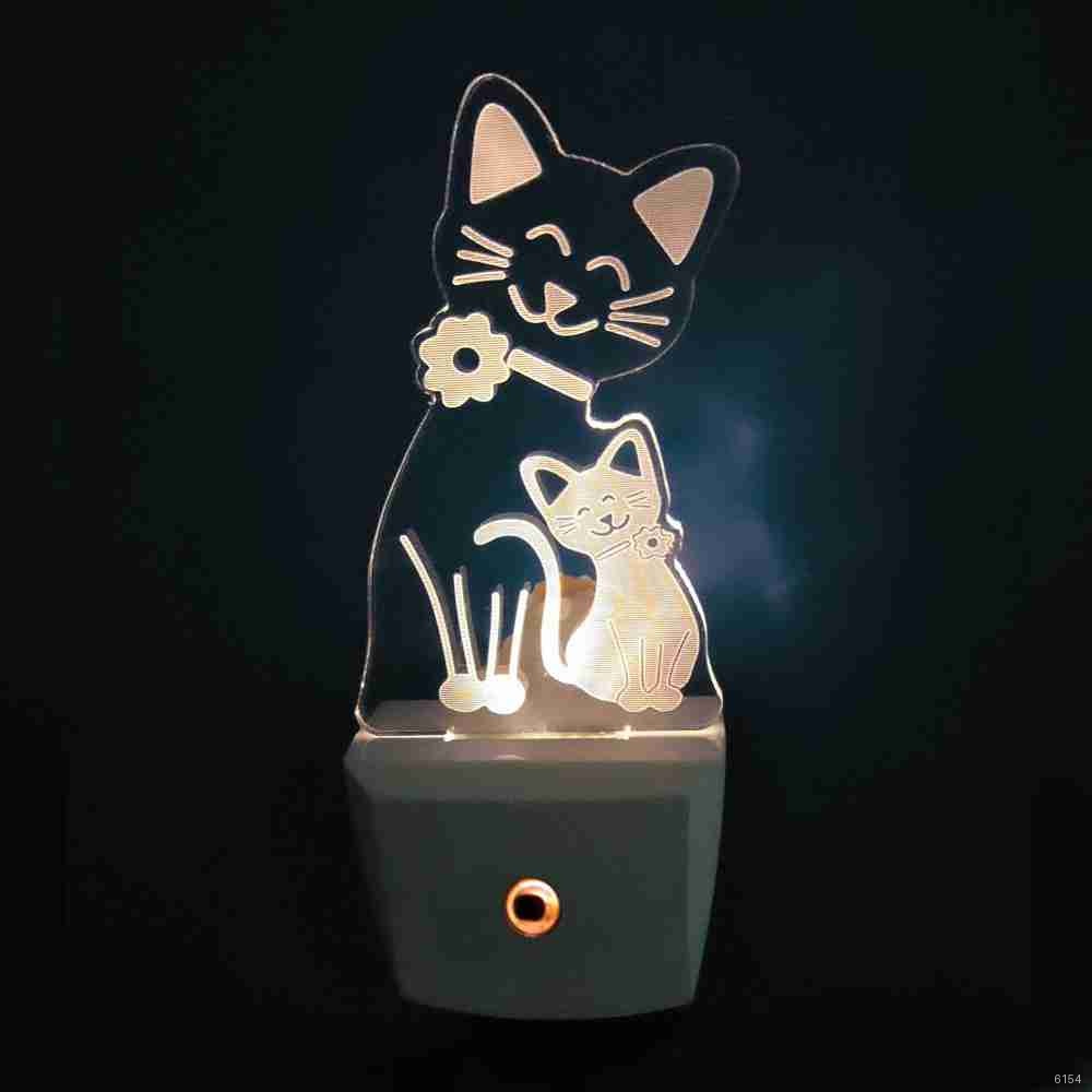 LUZ NOTURNA GATO BIVOLT LED