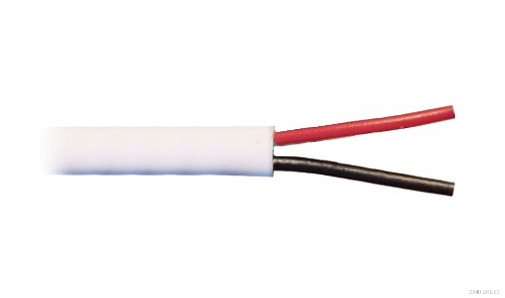 CABO TIPO CCI 1 PAR FLEXIVEL FITA LED 2X0,12MM 100 POR CENTO COBRE 50M