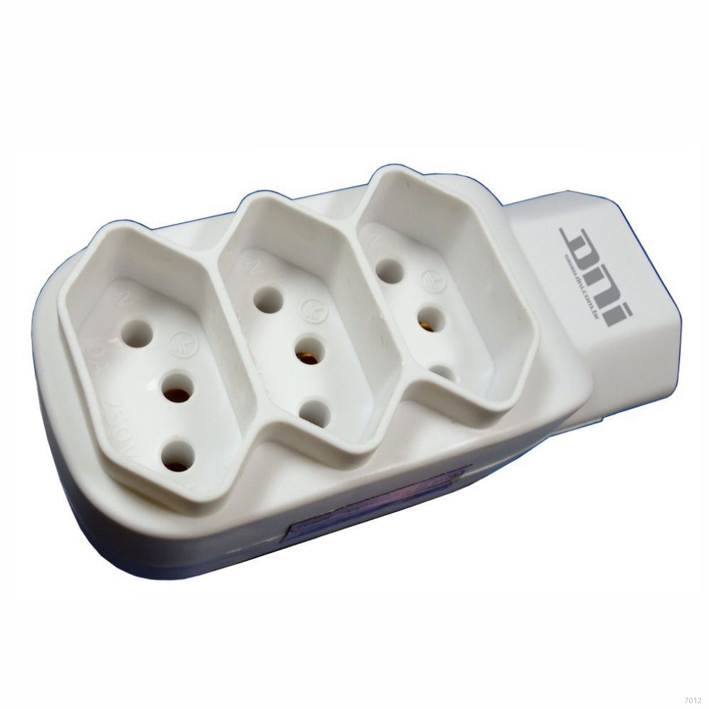 ADAPTADOR UNIVERSAL 4 TOMADAS 2P+TERRA
