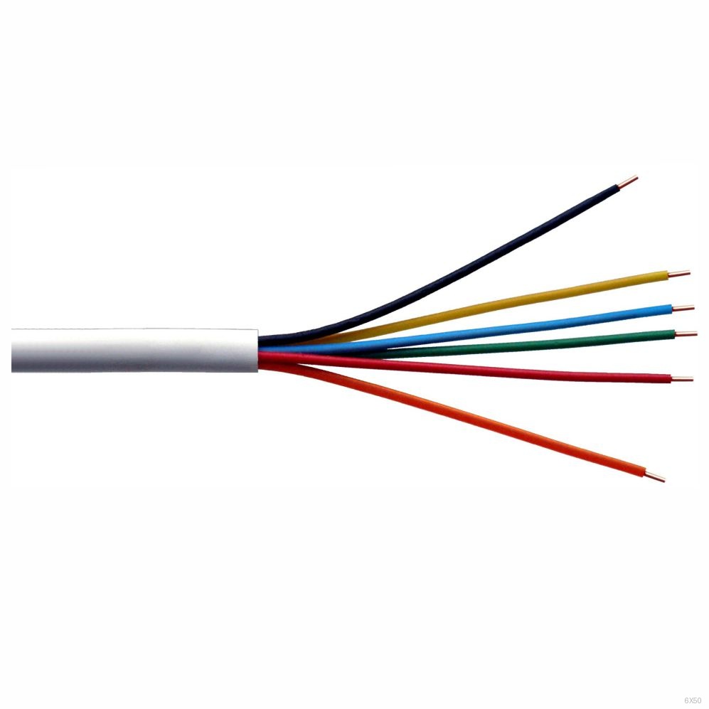 CABO TIPO CCI 3 PARES SOLIDOS 6X0,20MM 100 POR CENTO COBRE 100M