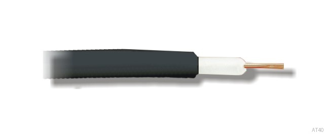 CABO DE ALTA ISOLACAO 22 AWG 40 KVCC PRETO (ROLO C/100 MTS)