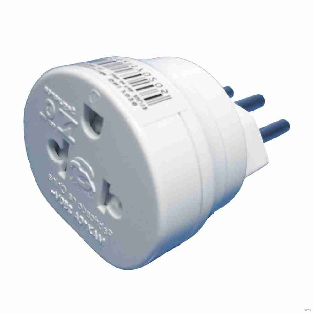 ADAPTADOR UNIVERSAL 2 PINOS+TERRA