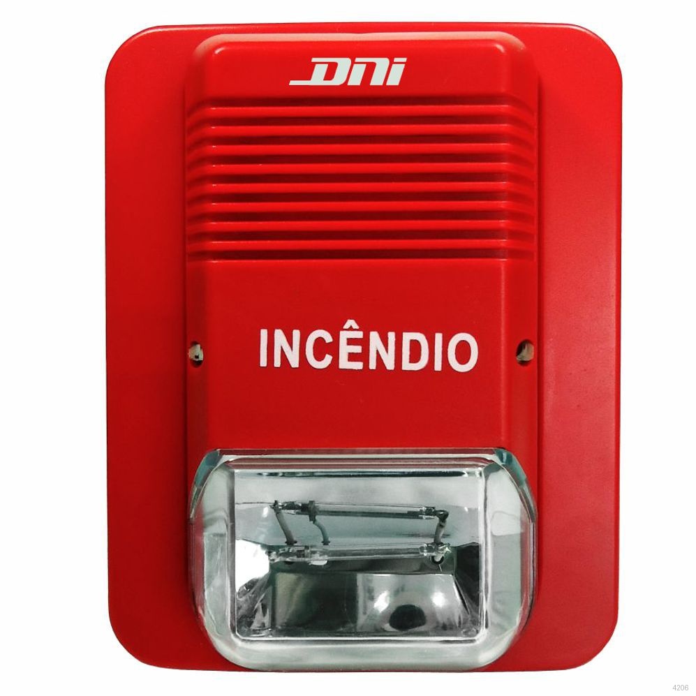 SIRENE DE INCENDIO BITONAL 105DB 24V