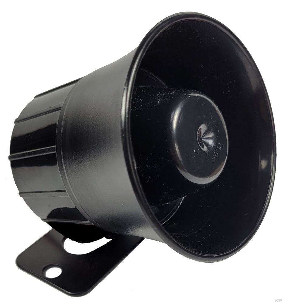 MINI SIRENE ELETRONICA 12V - 1A CORRENTE 115DB