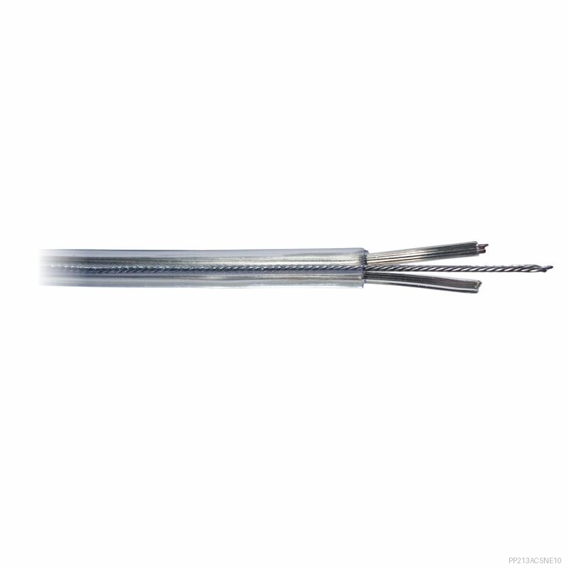 CABO PP 2X0.13 CRISTAL ESTANHADO COM FIO DE ACO P LED KIT 10M