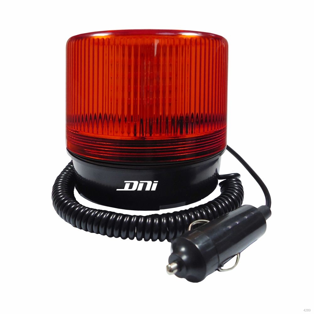 SINALIZADOR GIROLED E STROBO MAGNETICO C PLUG 8 FUNCOES ADVERTENCIA VERMELHO BIVOLT