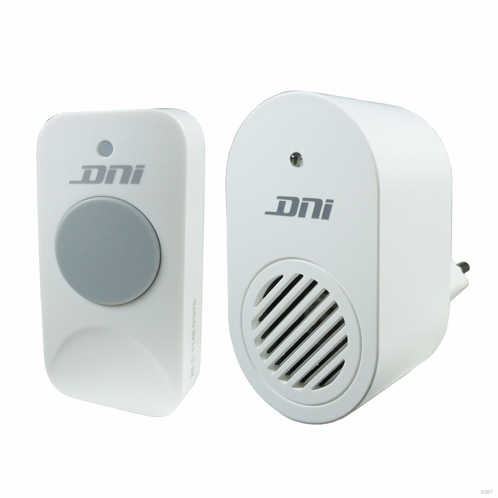 CAMPAINHA SEM FIO DE TOMADA COM SONS PROGRAMAVEIS BIVOLT