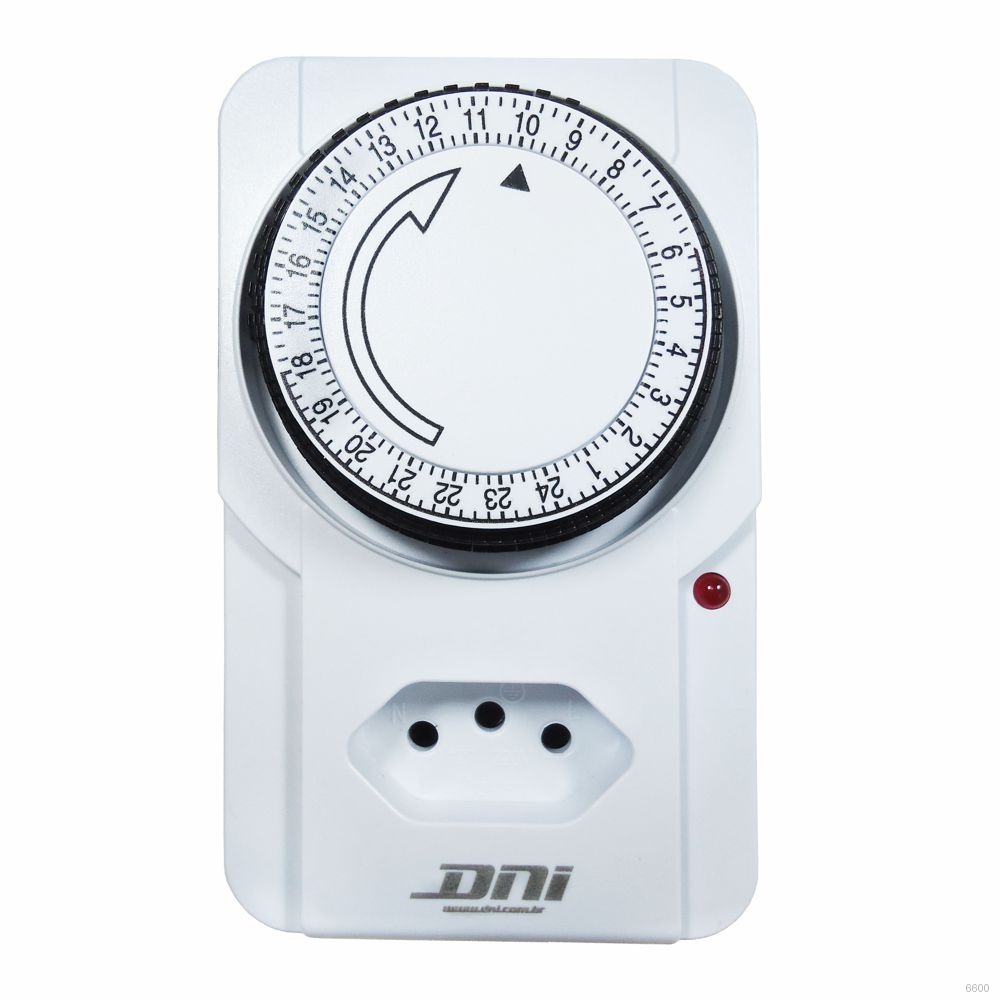 TIMER MECANICO DE TOMADA BIVOLT