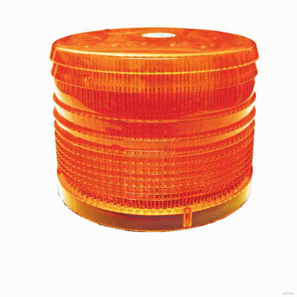 LENTE ACRILICA PARA SINALIZADOR DE LED - AMBAR