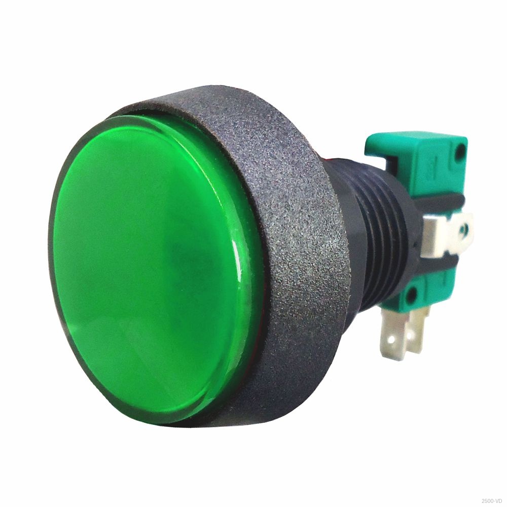 BOTOEIRA DE PULSO NA/NF VERDE 40MM 250V INTERRUPTOR C ILUMINACAO 12V CH COMUTAD