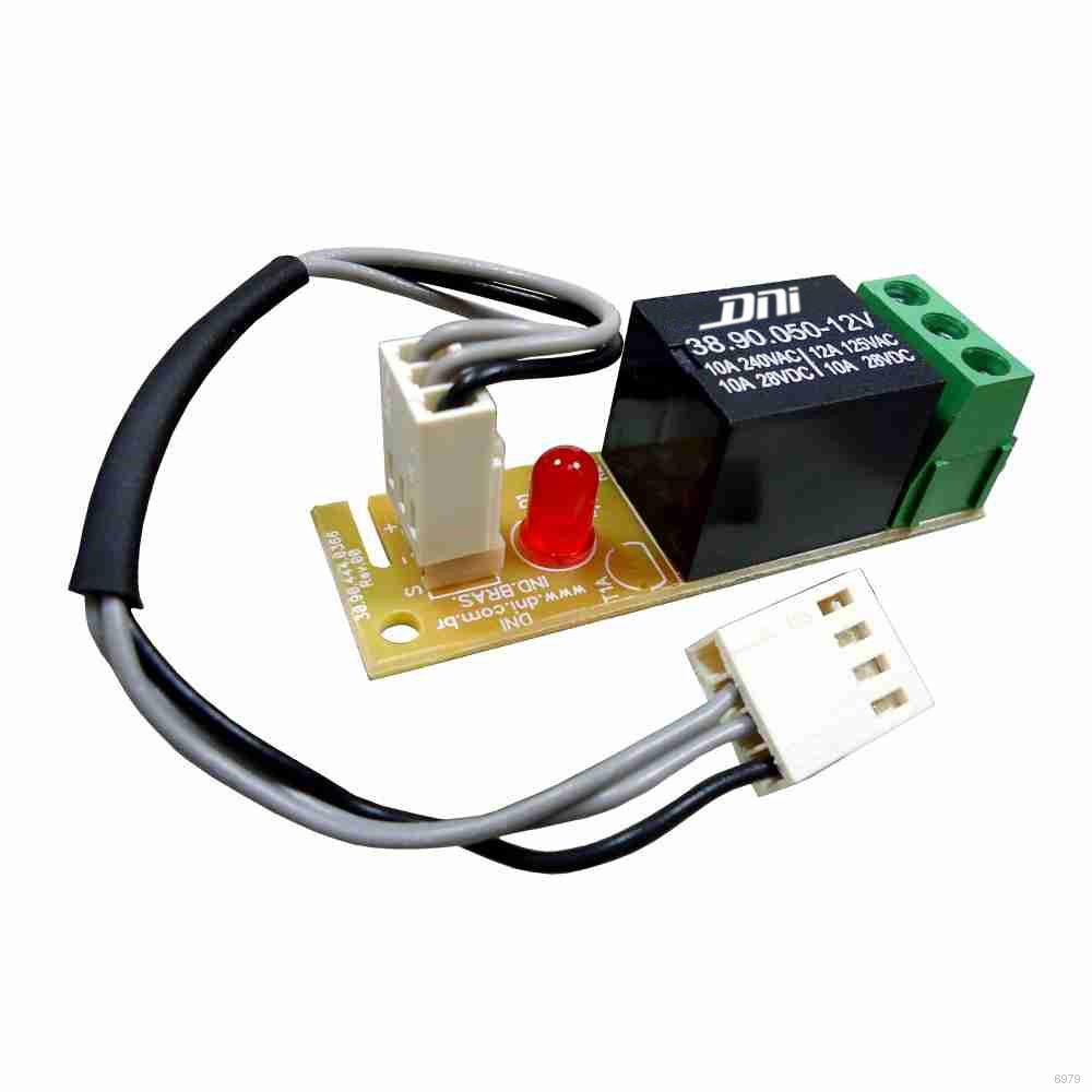 MODULO RELE PORTAO INTERFACE ACOPLADOR UNIVERSAL 5 A 12 V SAIDA 127/220 VAC