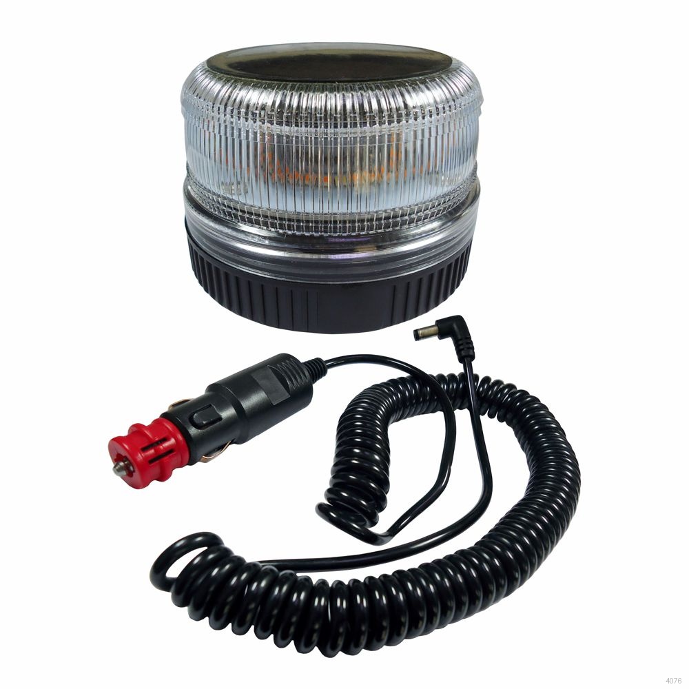 LUZ ADVERTENCIA PORTATIL RECARREGAVEL C PLUG FIX. MAGNETICA 2 CORES 4 EFEITOS 32 LEDS