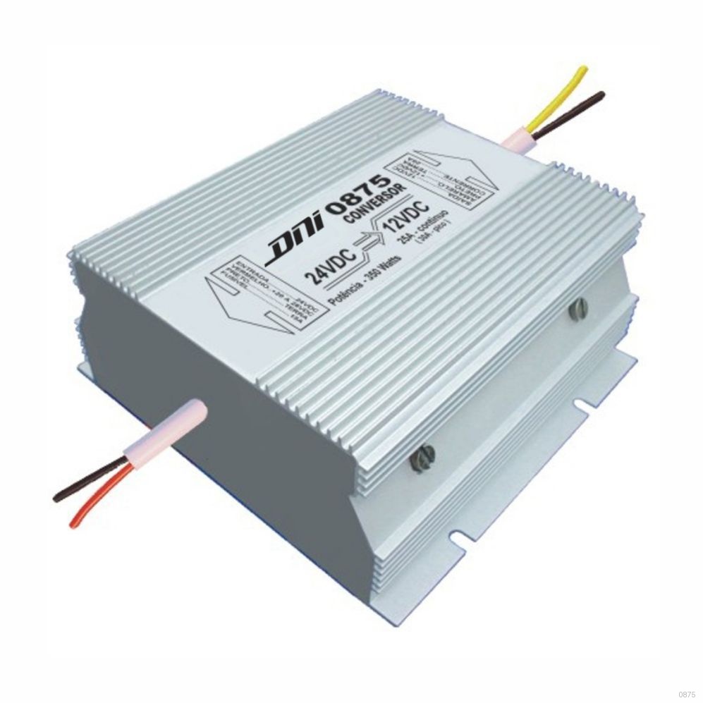 CONVERSOR REDUTOR DE TENSAO 24VDC  PARA 12VDC - 350W