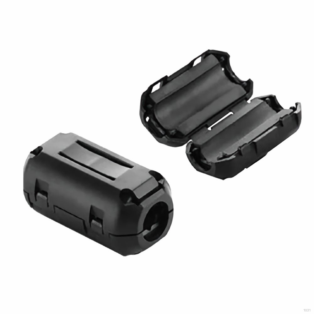 FILTRO FERRITE SUPRESSOR RUIDO C ANEL 5 MM P FIXACAO EM CABOS COM CLIP