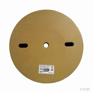 ESPAGUETE TERMO-RETRATIL 4MM SIMILAR 1/8 E 5/32 POL. CONTRACAO 2:1 - ROLO 200M