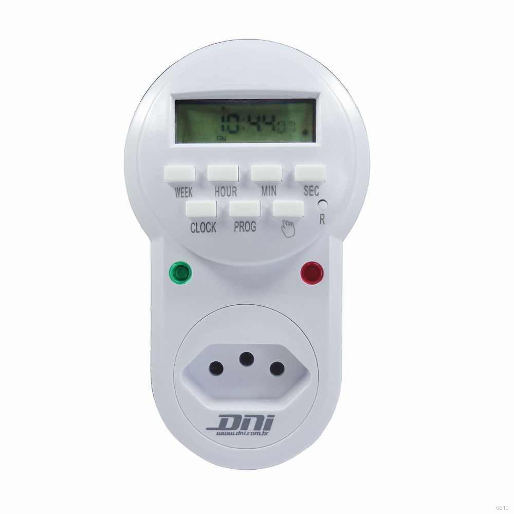 TIMER DIGITAL DE TOMADA DIVERSAS PROGRAMACOES BIVOLT