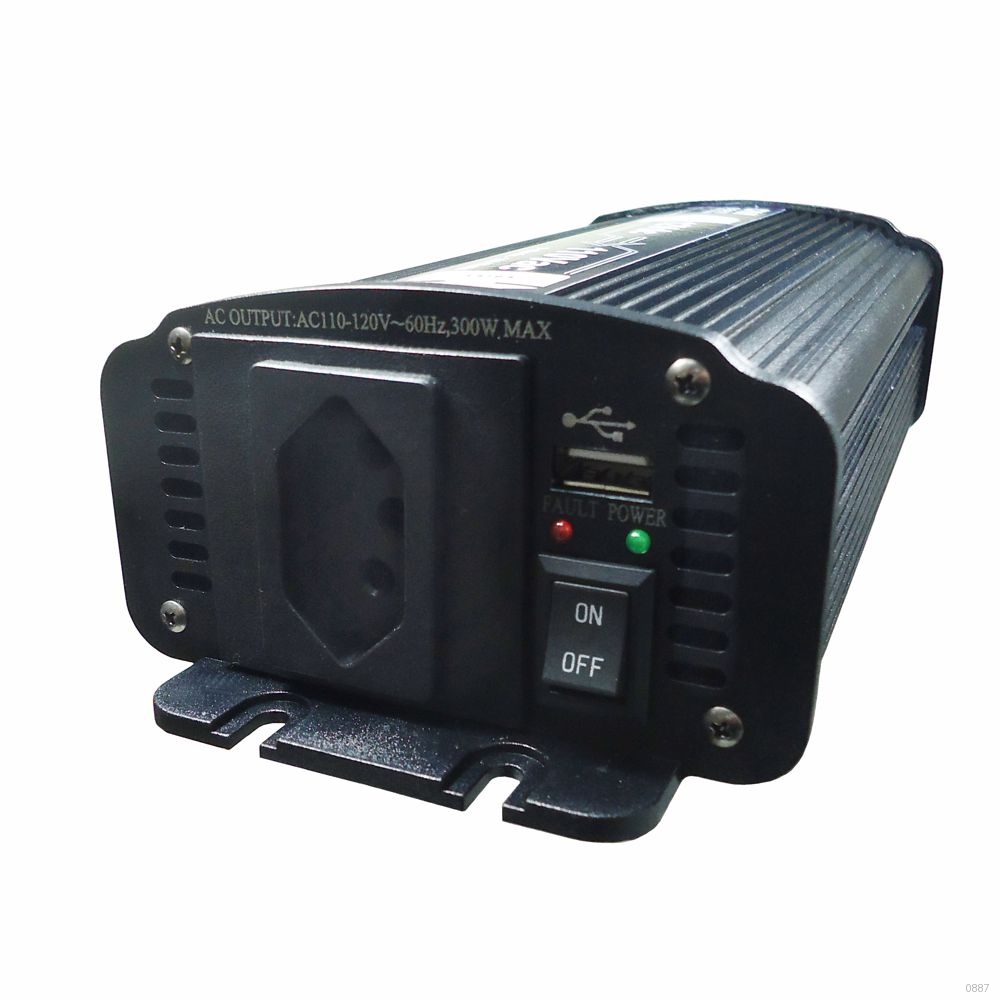 INVERSOR ONDA SENOIDAL PURA 12VDC P/ 110VAC - 300W