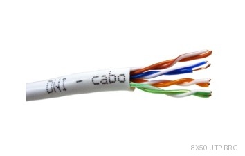 CABO TIPO UTP P ALARMES BRANCO 4 PARES 8 VIAS (CAIXA)