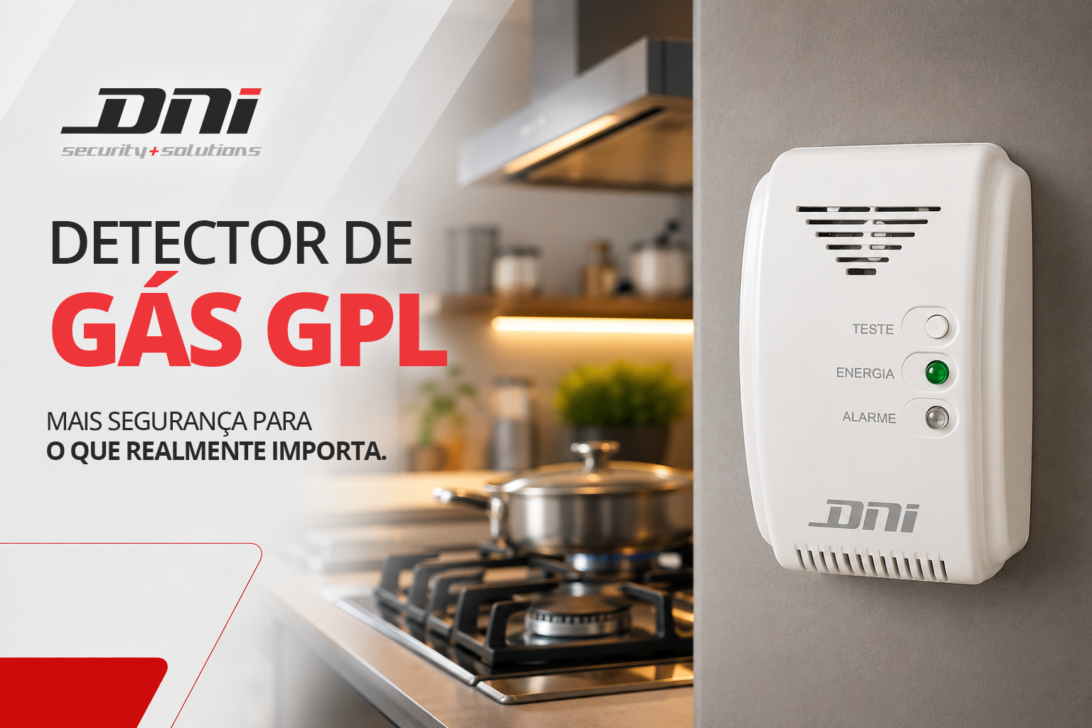 Detector de gás GPL