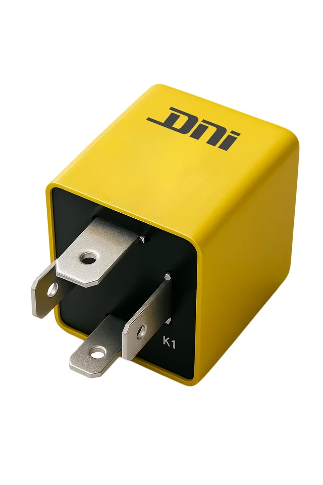 Relé automotivo DNI amarelo